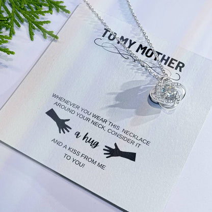 A Hug To My Mother | Happy Mother's Day | Love Knot Necklace | A Hug