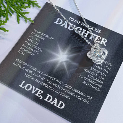 To My Precious Daughter | Gift From Dad | Daddy's Little Girl | Forever My Baby | Holiday Gift from Day
