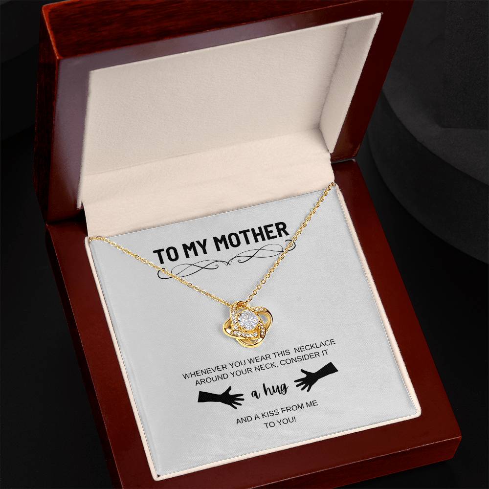 A Hug To My Mother | Happy Mother's Day | Love Knot Necklace | A Hug