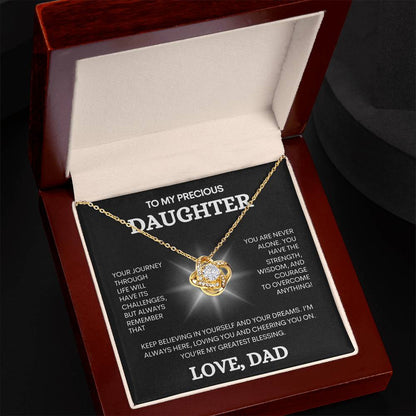 To My Precious Daughter | Gift From Dad | Daddy's Little Girl | Forever My Baby | Holiday Gift from Day