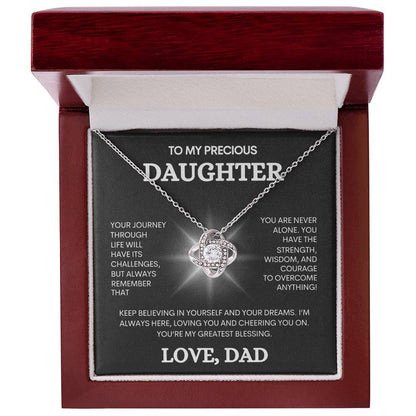 To My Precious Daughter | Gift From Dad | Daddy's Little Girl | Forever My Baby | Holiday Gift from Day
