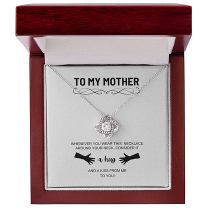 A Hug To My Mother | Happy Mother's Day | Love Knot Necklace | A Hug