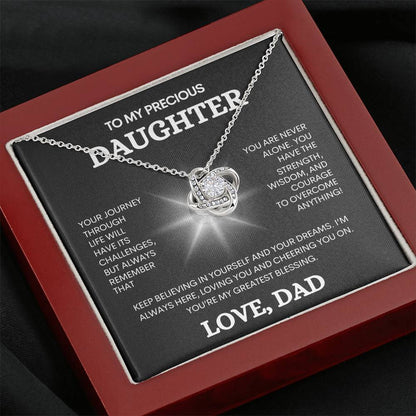 To My Precious Daughter | Gift From Dad | Daddy's Little Girl | Forever My Baby | Holiday Gift from Day
