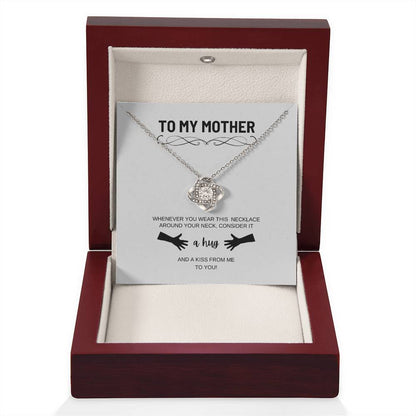 A Hug To My Mother | Happy Mother's Day | Love Knot Necklace | A Hug