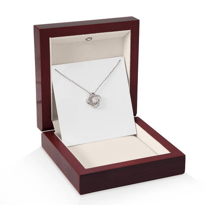 A Hug To My Mother | Happy Mother's Day | Love Knot Necklace | A Hug