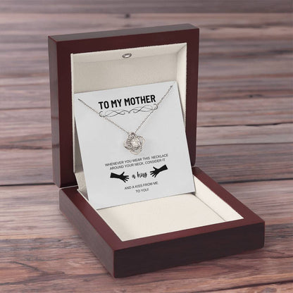 A Hug To My Mother | Happy Mother's Day | Love Knot Necklace | A Hug