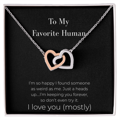 Funny Gift For Wife: Keeping You Forever Necklace