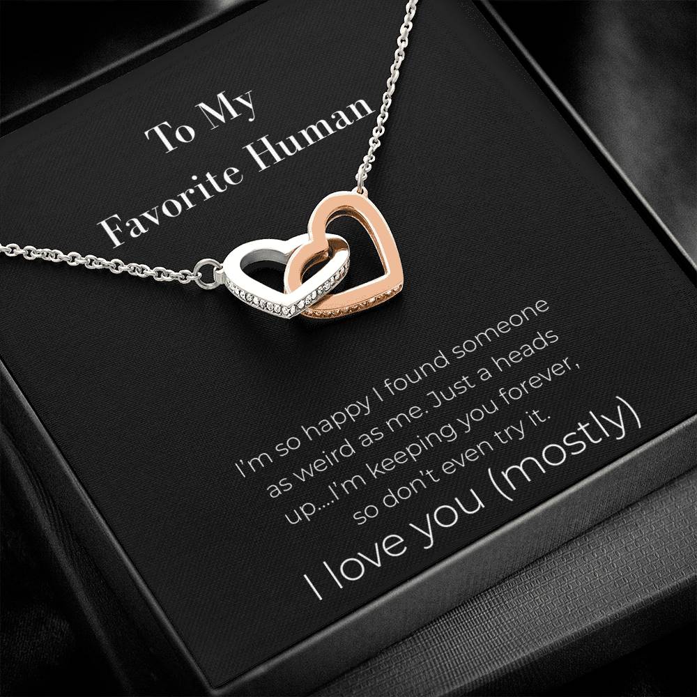 Funny Gift For Wife: Keeping You Forever Necklace