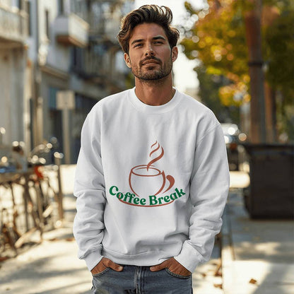 Coffee Break Crew Neck | Coffee Lover | Perfect Gift | Cozy | Sweatshirt Season