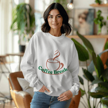 Coffee Break Crew Neck | Coffee Lover | Perfect Gift | Cozy | Sweatshirt Season