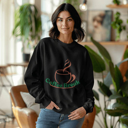 Coffee Break Crew Neck | Coffee Lover | Perfect Gift | Cozy | Sweatshirt Season