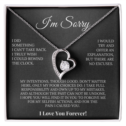 Apology Gift She'll Treasure – Forever Love Necklace