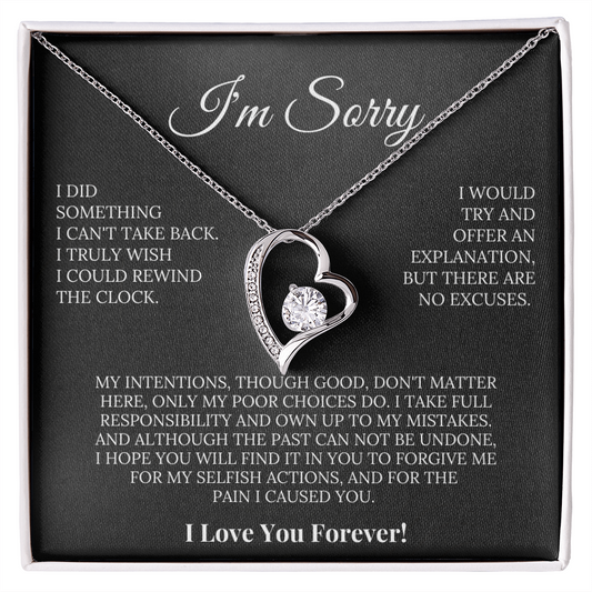 Apology Gift She'll Treasure – Forever Love Necklace