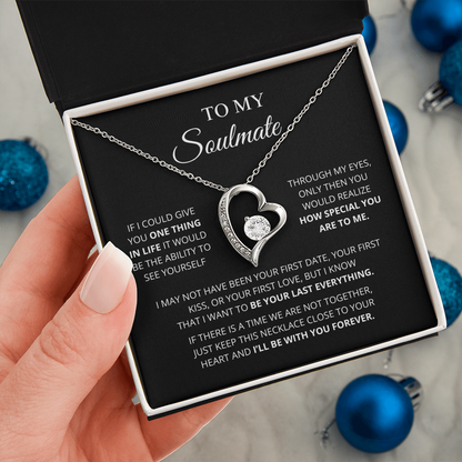 To My Soulmate Forever Love Necklace Meaningful Romantic Gift