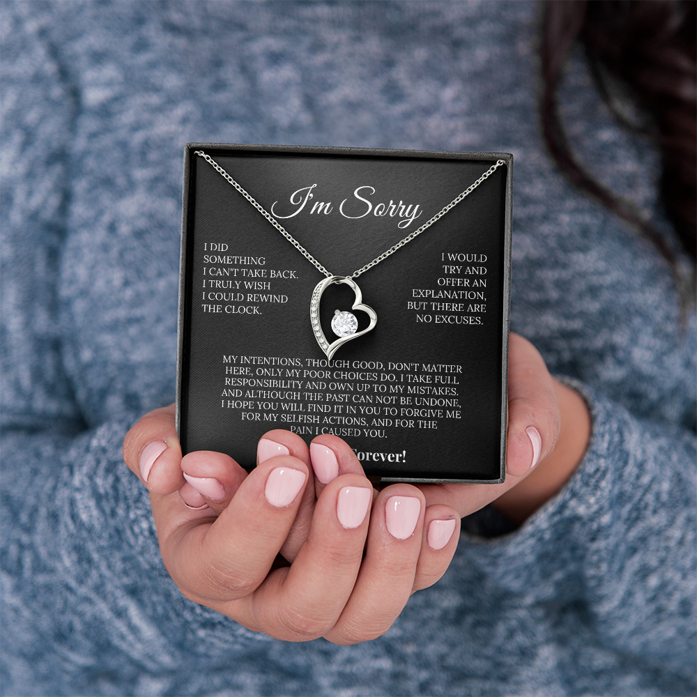 Apology Gift She'll Treasure – Forever Love Necklace