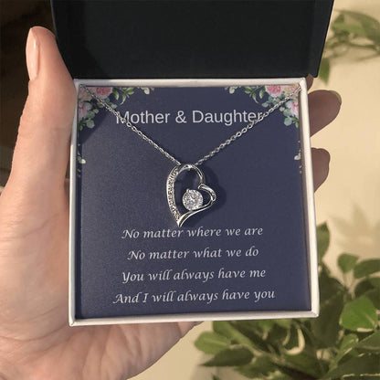 Mother & Daughter | Forever Love Necklace | Gifts For Daughter | Always Have You | Always Have Me