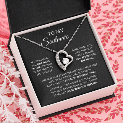 To My Soulmate Forever Love Necklace Meaningful Romantic Gift