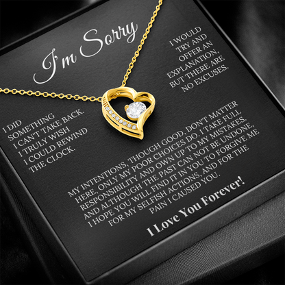 Apology Gift She'll Treasure – Forever Love Necklace