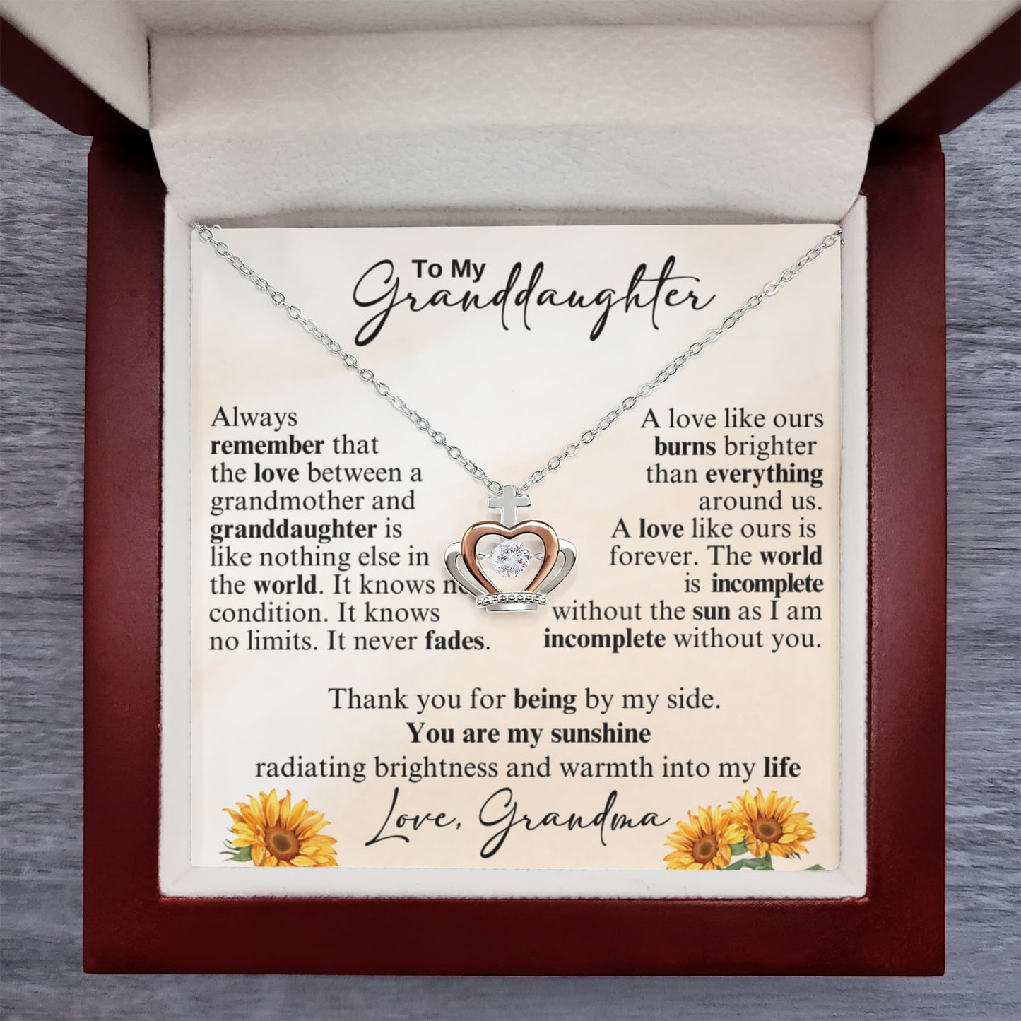 Crown Pendant Necklace