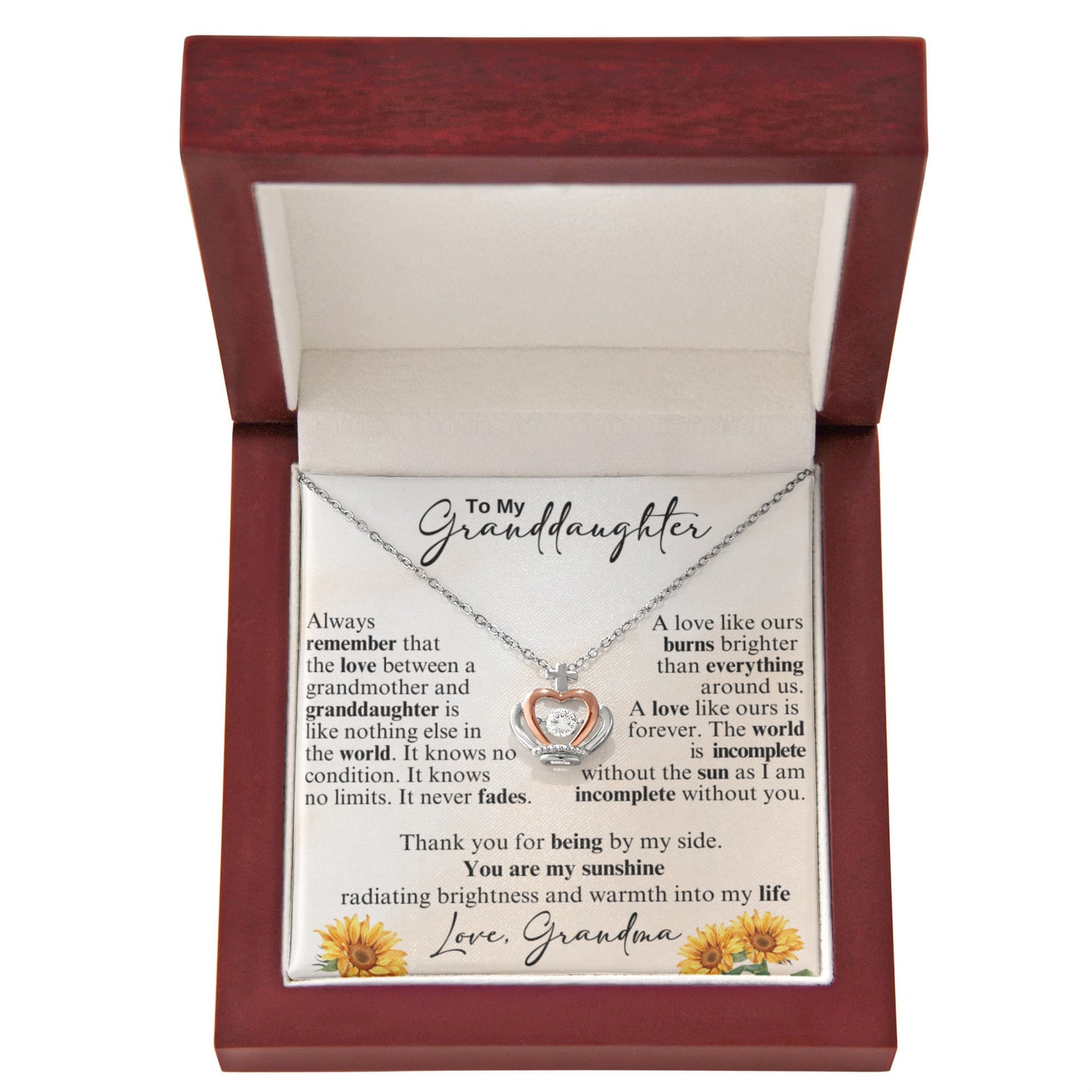 Crown Pendant Necklace