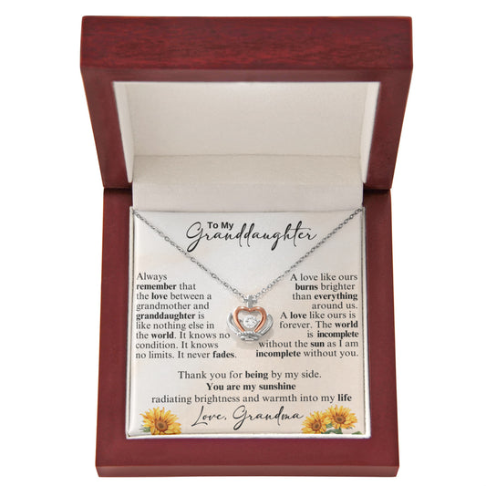 Crown Pendant Necklace