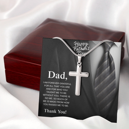 Dad, Thank You | Grateful Heart Father's Day Card | Thank You Dad